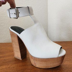 Rebecca Minkoff Cece Platform Sandals - Stone - Size 5